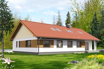  Projekt domu Aosta II DCB103a (WOB1627) - projekt domu parterowego - Zdjęcie 2