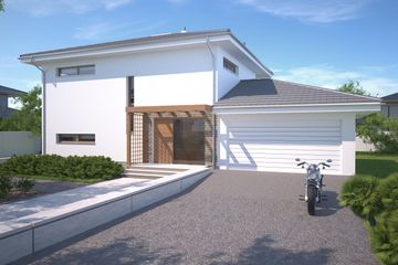  Projekt domu Belfast VII DCP268f (WOB1628) - projekt domu z pełnym piętrem - Zdjęcie 4