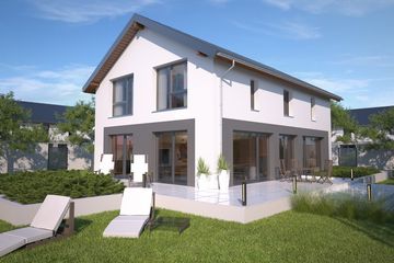Projekt domu Bergamo III DCP343b - parterowy z poddaszem dom o powierzchni 161,75 m², dach dwuspadowy - ujęcie 3
