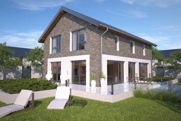 Projekt domu Bergamo III DCP343b - parterowy z poddaszem dom o powierzchni 161,75 m², dach dwuspadowy - ujęcie 4