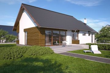  Projekt domu Royan III DCB89b (WOB1630) - projekt domu parterowego - Zdjęcie 3