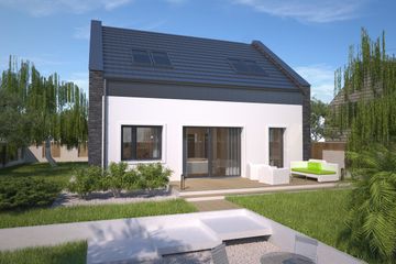  Projekt domu Moss DCP324 (WOB1633) - projekt domu parterowego z poddaszem - Zdjęcie 3