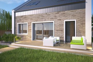  Projekt domu Moss DCP324 (WOB1633) - projekt domu parterowego z poddaszem - Zdjęcie 5