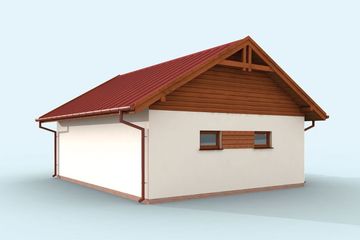  Projekt budynku gospodarczego G322 budynek gospodarczy (SLN2221) - projekt budynku parterowego - Zdjęcie 4