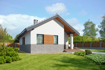  Projekt domu Lucca VII LMB71f (WRB1566) - projekt domu parterowego - Zdjęcie 3