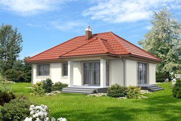  Projekt domu Corte II LMB62a (WRB1568) - projekt domu parterowego - Zdjęcie 3