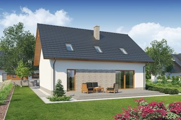  Projekt domu Gerard (WRW1258) - projekt domu parterowego z poddaszem - Zdjęcie 2