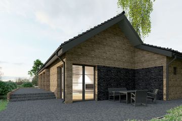  Projekt domu Kamp (WAF1001) - projekt domu parterowego - Zdjęcie 5