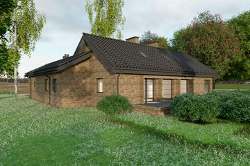  Projekt domu Kamp (WAF1001) - projekt domu parterowego - Zdjęcie 6