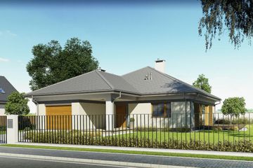  Projekt domu Kuba I (BBG1024) - projekt domu parterowego - Zdjęcie 2