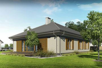  Projekt domu Kuba I (BBG1024) - projekt domu parterowego - Zdjęcie 4