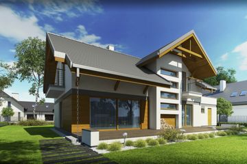  Projekt domu Wiliam VI (BBG1027) - projekt domu parterowego z poddaszem - Zdjęcie 4