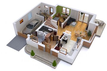 Projekt domu BW-31 - parterowy z poddaszem dom o powierzchni 119,70 m², dach dwuspadowy - ujęcie 4