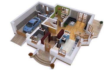  Projekt domu BW-23 wariant garaż 1st. (JGC1113) - projekt domu parterowego z poddaszem - Zdjęcie 3