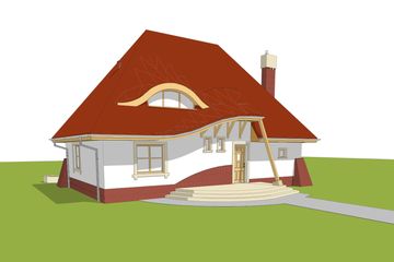  Projekt domu Mieszko II (WRC2627) - projekt domu parterowego z poddaszem - Zdjęcie 1