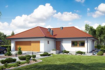  Projekt domu TK233 (WAK1068) - projekt domu parterowego - Zdjęcie 3