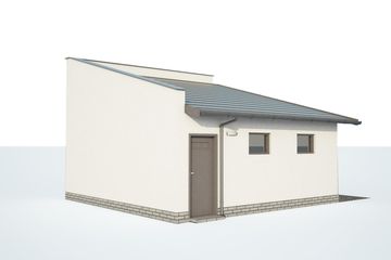  Projekt garażu G330I (SLN2396) - projekt garażu parterowego - Zdjęcie 2