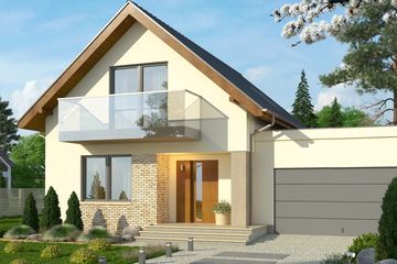  Projekt domu Salsa 2 (WRN1308) - projekt domu parterowego z poddaszem - Zdjęcie 3