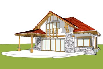  Projekt domu Edek (WRC2628) - projekt domu parterowego z poddaszem - Zdjęcie 2