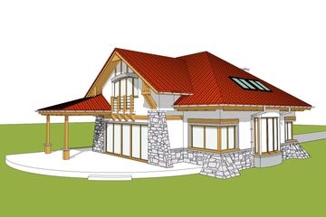 Projekt domu Edek (WRC2628) - projekt domu parterowego z poddaszem - Zdjęcie 3