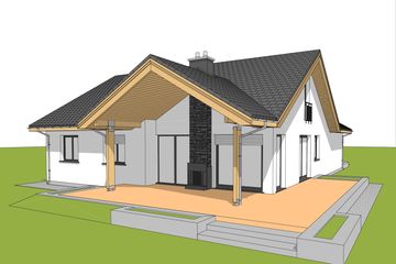  Projekt domu Simon G1 (WRC2630) - projekt domu parterowego - Zdjęcie 2