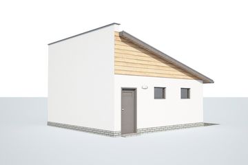  Projekt garażu G330J (SLN2397) - projekt garażu parterowego - Zdjęcie 3