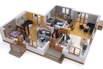  Projekt domu BS-14 dwulokalowy (JGC1008) - projekt domu parterowego z poddaszem - Zdjęcie 3