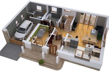  Projekt domu BW-17 - garaż 1st. (JGC1033) - projekt domu parterowego z poddaszem - Zdjęcie 3