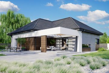  Projekt domu HomeKoncept 31 (KRX1034) - projekt domu parterowego - Zdjęcie 4