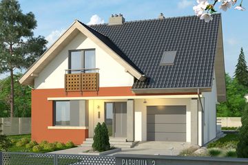 Projekt domu Klasyka 4 (WRN1312) - projekt domu parterowego z poddaszem - Zdjęcie 1