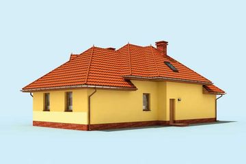  Projekt domu Pasadena (SLN1302) - projekt domu parterowego z poddaszem - Zdjęcie 4