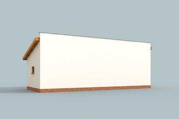  Projekt garażu G1m bis 2 garaż jednostanowiskowy (SLN1505) - projekt garażu parterowego - Zdjęcie 4