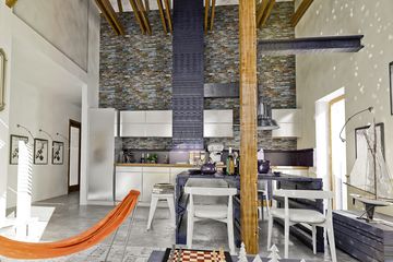 Projekt domu Bernikla z garażem 2-st. [A1] - parterowy z poddaszem dom o powierzchni 146,80 m², dach dwuspadowy - ujęcie 7
