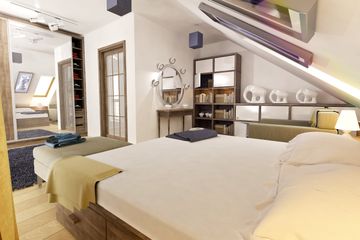  Projekt domu Nowinka II z garażem i wiatą [A1] (WRF1606) - projekt domu parterowego z poddaszem - Zdjęcie 9