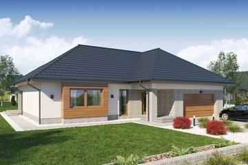  Projekt domu Atanazy 2 (WRW1260) - projekt domu parterowego - Zdjęcie 1
