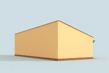  Projekt garażu G268 garaż czterostanowiskowy z pomieszczeniem gospodarczym (SLN1549) - projekt garażu parterowego - Zdjęcie 3