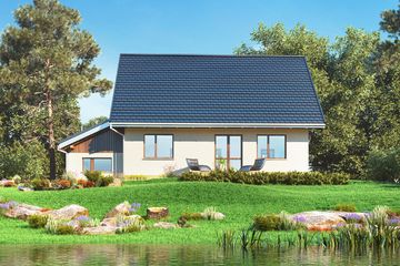  Projekt domu Krab-2 (379) (KRD1781) - projekt domu parterowego z poddaszem - Zdjęcie 3