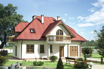  Projekt domu Ślężan (663) (KRD1329) - projekt domu parterowego z poddaszem - Zdjęcie 3