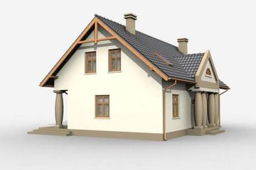  Projekt domu Salamanca (SLN1067) - projekt domu parterowego z poddaszem - Zdjęcie 4