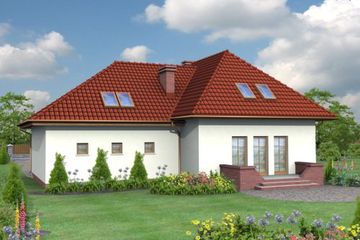  Projekt domu Angus (SLN1035) - projekt domu parterowego z poddaszem - Zdjęcie 3