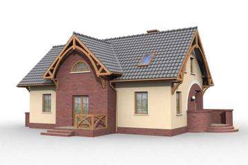  Projekt domu Santiago (SLN1072) - projekt domu parterowego z poddaszem - Zdjęcie 4