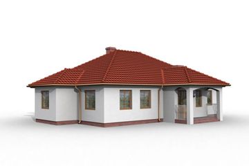  Projekt domu Alabama (SLN1034) - projekt domu parterowego - Zdjęcie 3