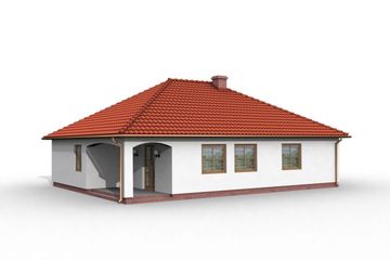  Projekt domu Alabama (SLN1034) - projekt domu parterowego - Zdjęcie 4