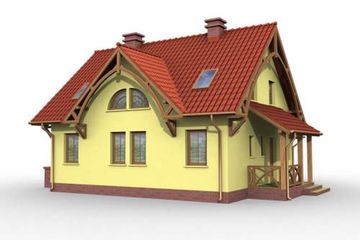  Projekt domu Belluno (SLN1039) - projekt domu parterowego z poddaszem - Zdjęcie 4