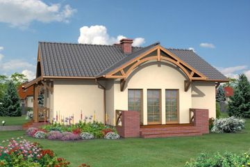  Projekt domu Barletta (SLN1037) - projekt domu parterowego - Zdjęcie 3