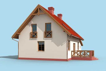  Projekt domu Sevilla (SLN1001) - projekt domu parterowego z poddaszem - Zdjęcie 4