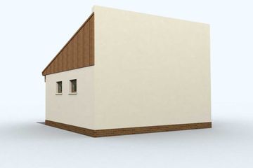  Projekt garażu G75 (SLN1168) - projekt garażu parterowego - Zdjęcie 3