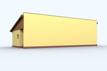  Projekt garażu G88 bliźniak (jeden segment), projekty garaży (SLN1181) - projekt garażu parterowego - Zdjęcie 2