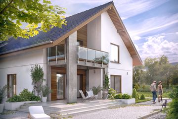  Projekt domu Onyks 4 (BSA2083) - projekt domu parterowego z poddaszem - Zdjęcie 1