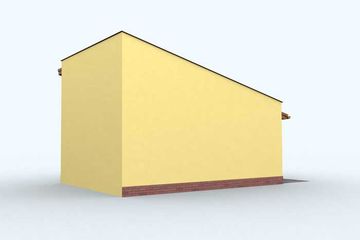  Projekt garażu G101 (SLN1194) - projekt garażu parterowego - Zdjęcie 4